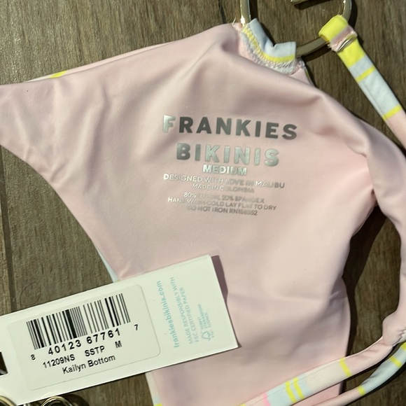 Kailyn Skimpy String Bikini Bottom - summer stripe - Picture 7 of 7